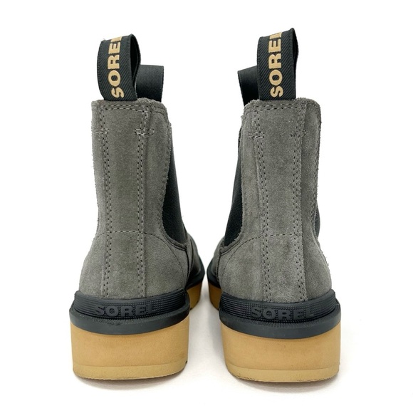 Sorel Hi-Line Chelsea Ankle Boot Women’s Size Size 6.5 Gray Waterproof Suede EUC - Picture 7 of 12